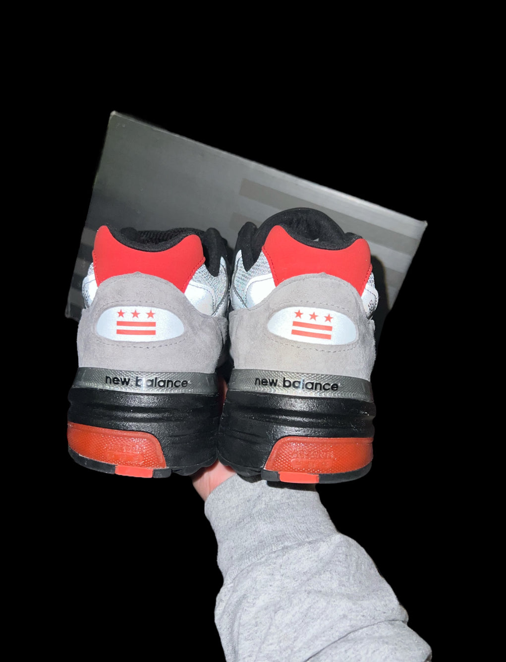 Preowned New Balance DTLR x 992 Made in USA Discover & Celebrate size 11.5