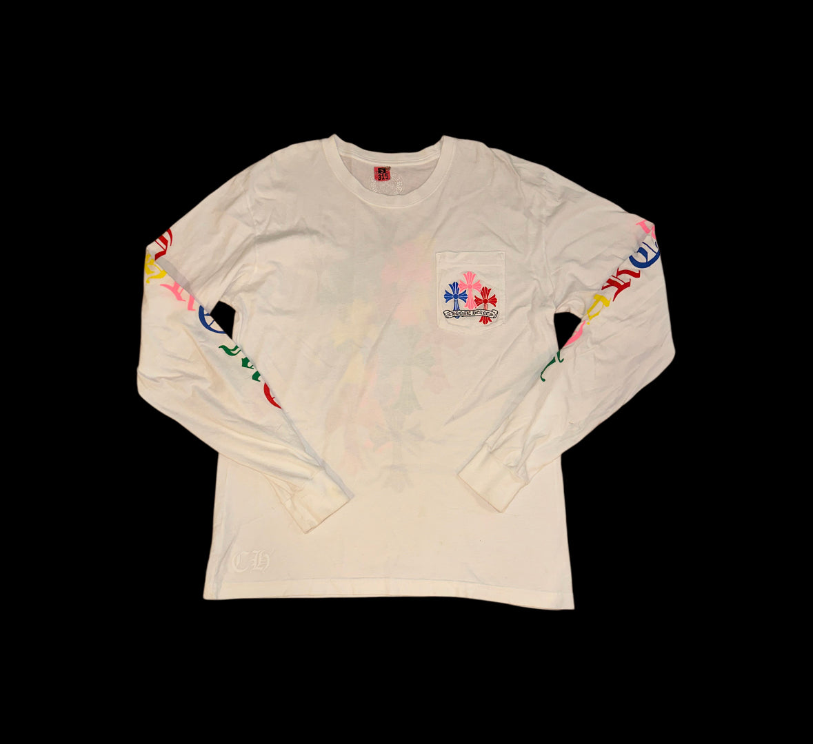 Multi-Color Chrome Hearts Long Sleeve size L