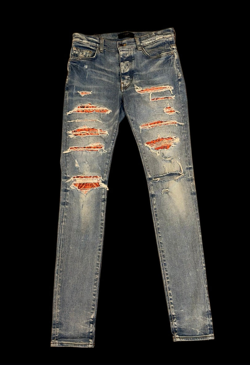 Orange Patch Amiri Jeans size 30