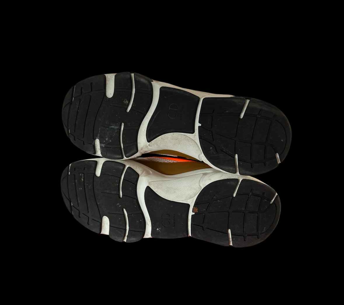 Preowned Orange/Brown Dior B22s size 47