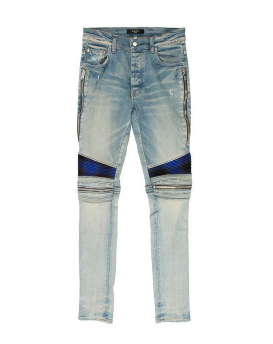 Amiri Blue MX2 Biker Jeans