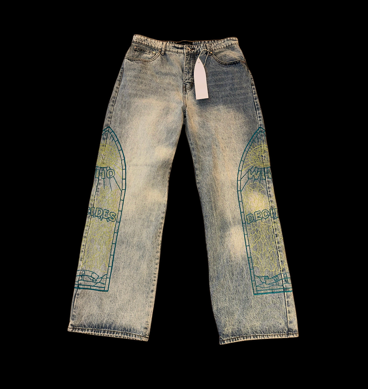 Who Decides War Virtuous Straight-Leg Jeans size 36