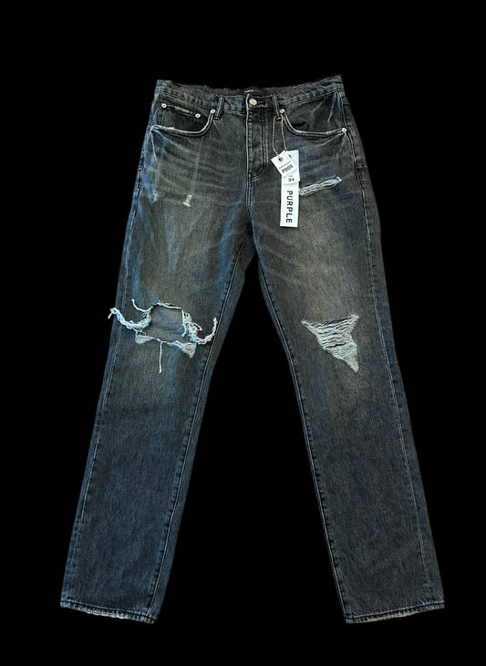 Slim Straight Purple Jeans size 34