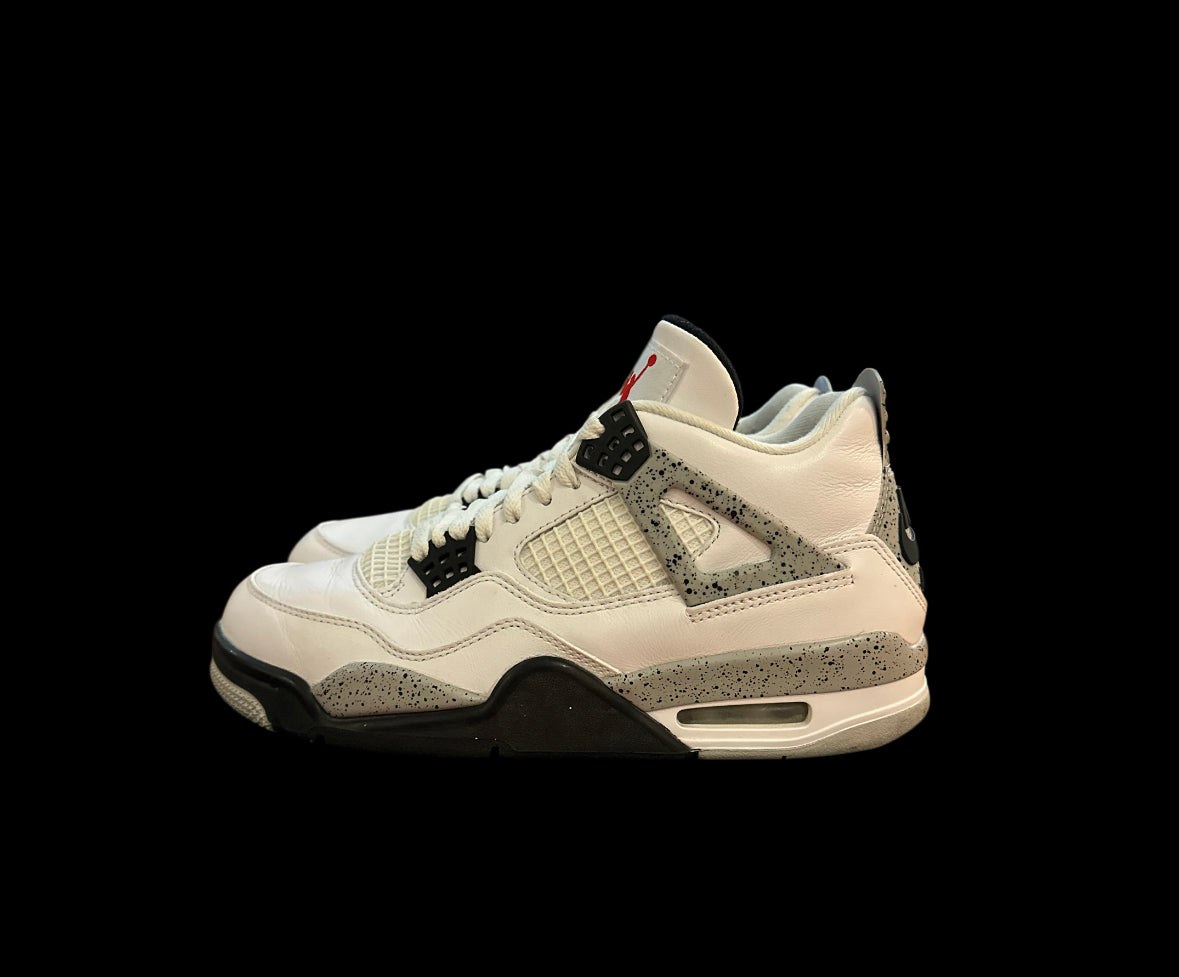 Preowned White Cement 4s size 8