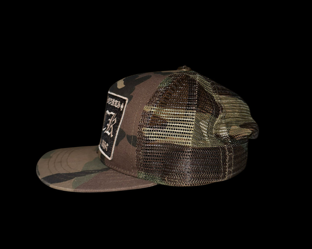 Preowned Chrome Hearts Hollywood Trucker Snapback