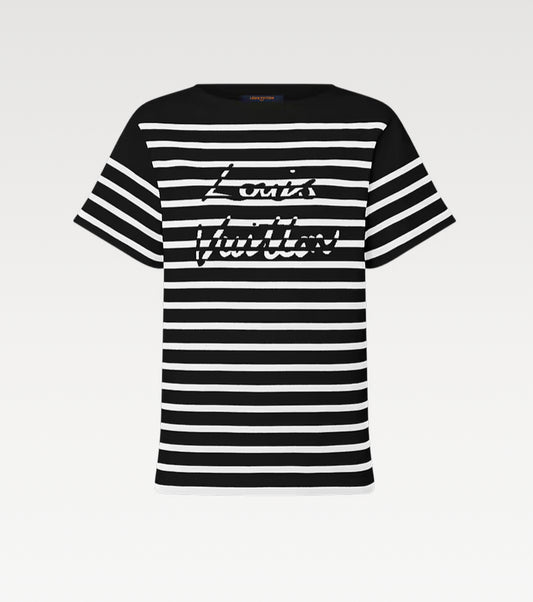 LV Signature Stripes Knitted T-Shirt