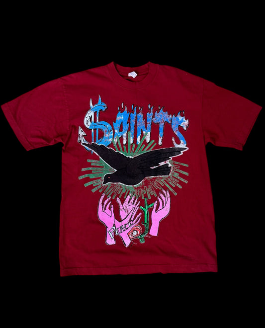 Red Saints T-Shirt sizes S, M, L