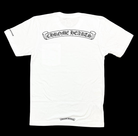 Chrome Hearts Scroll Logo Pocket T-Shirt