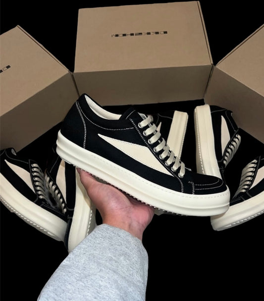 Rick Owens DRKSHDW Black Vans
