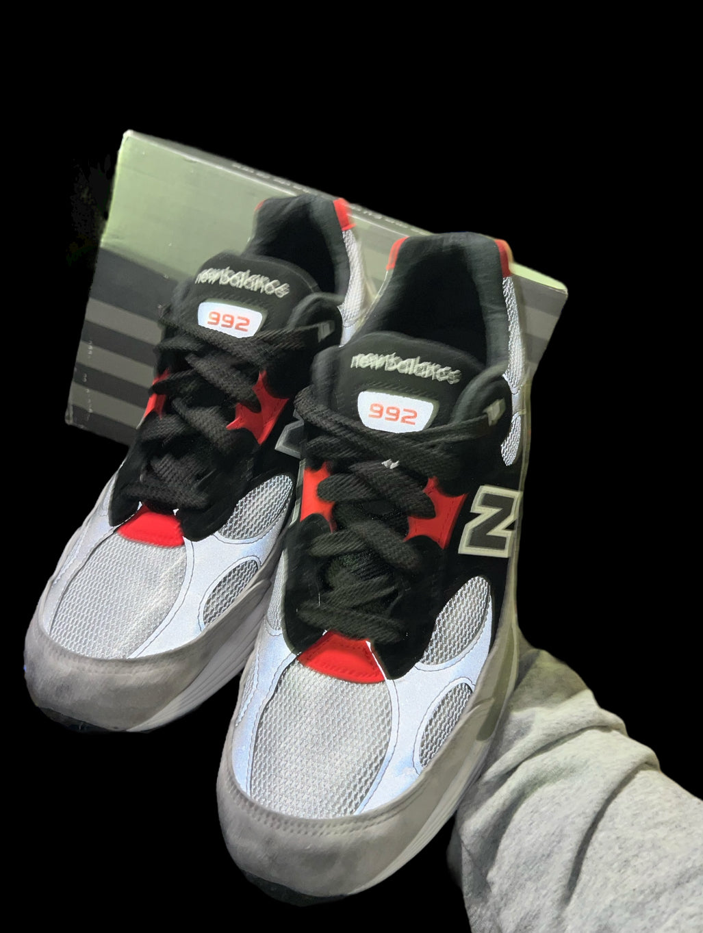 Preowned New Balance DTLR x 992 Made in USA Discover & Celebrate size 11.5