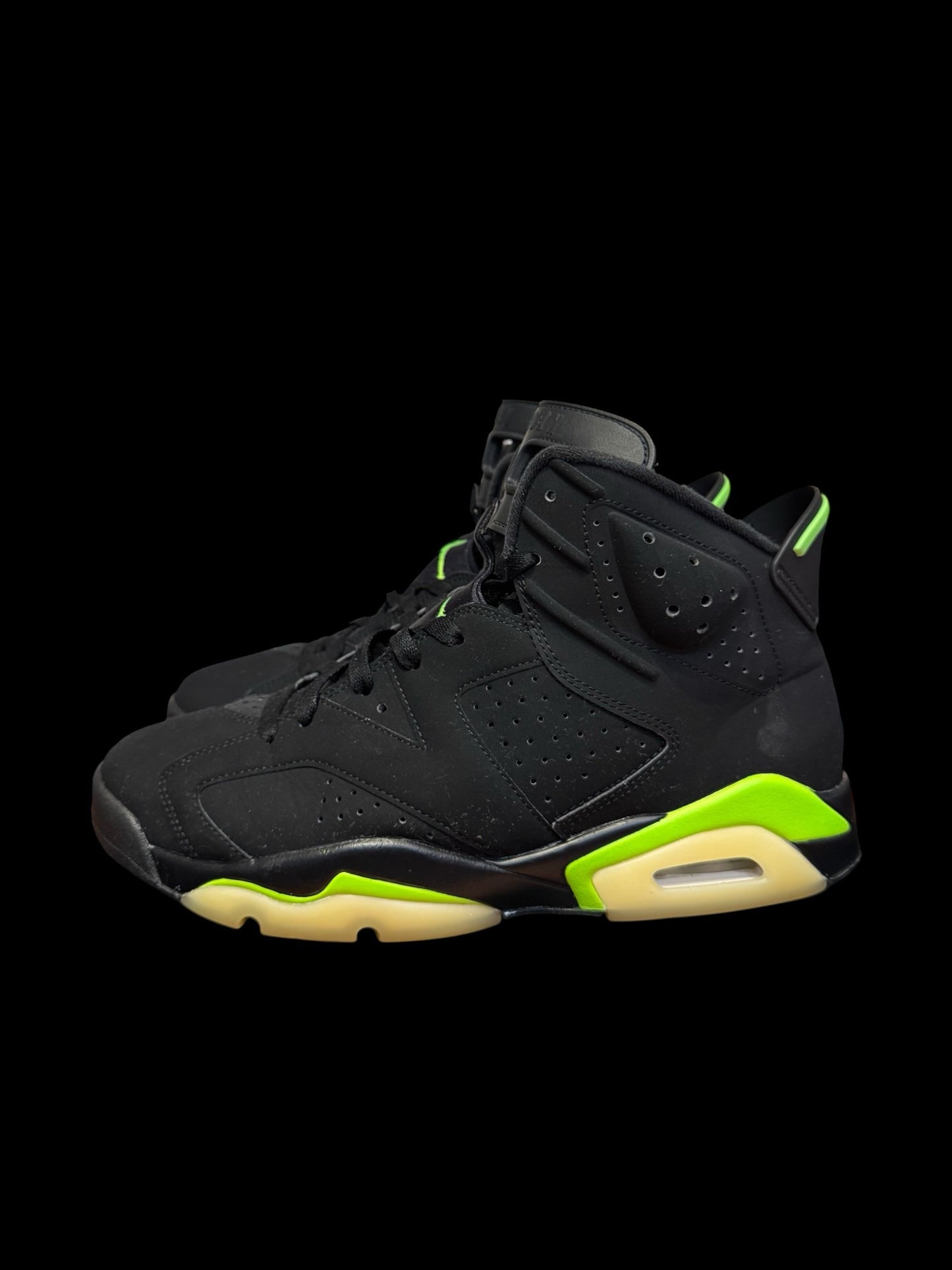Preowned Electric Green 6s size 10.5