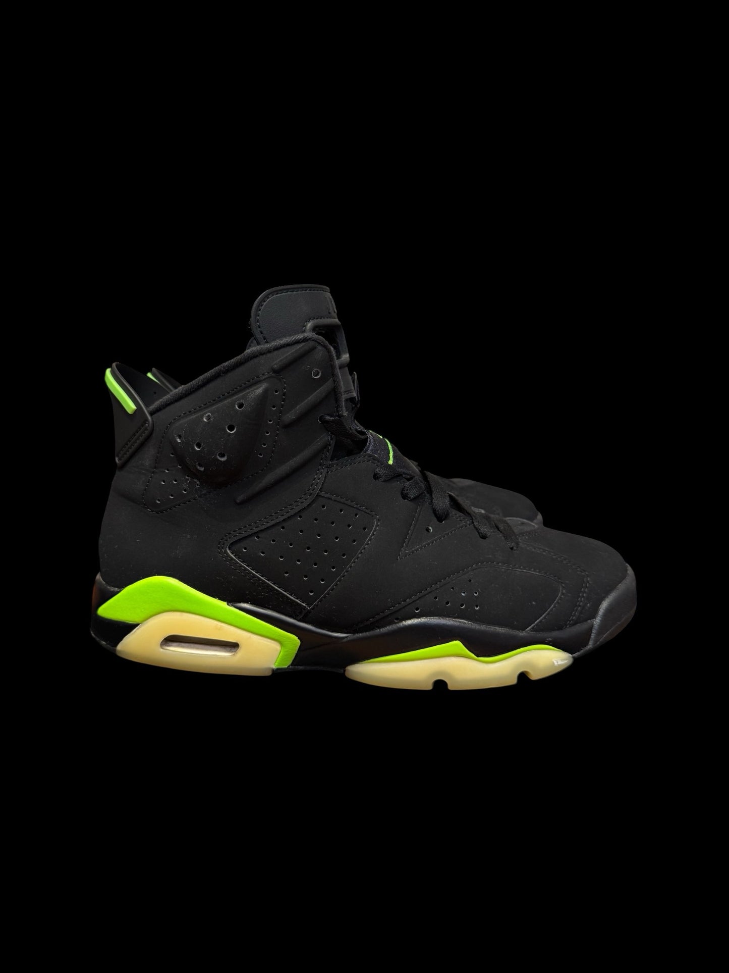 Preowned Electric Green 6s size 10.5