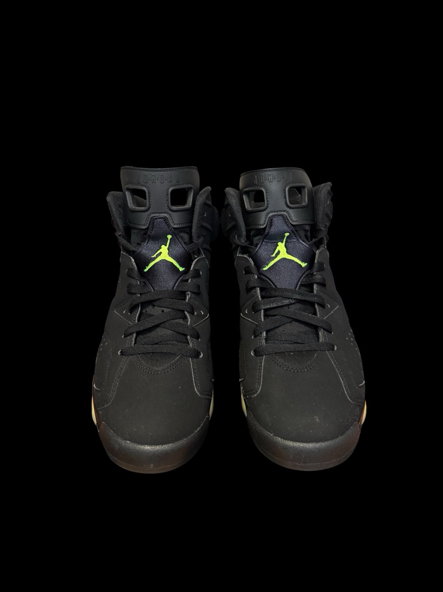 Preowned Electric Green 6s size 10.5