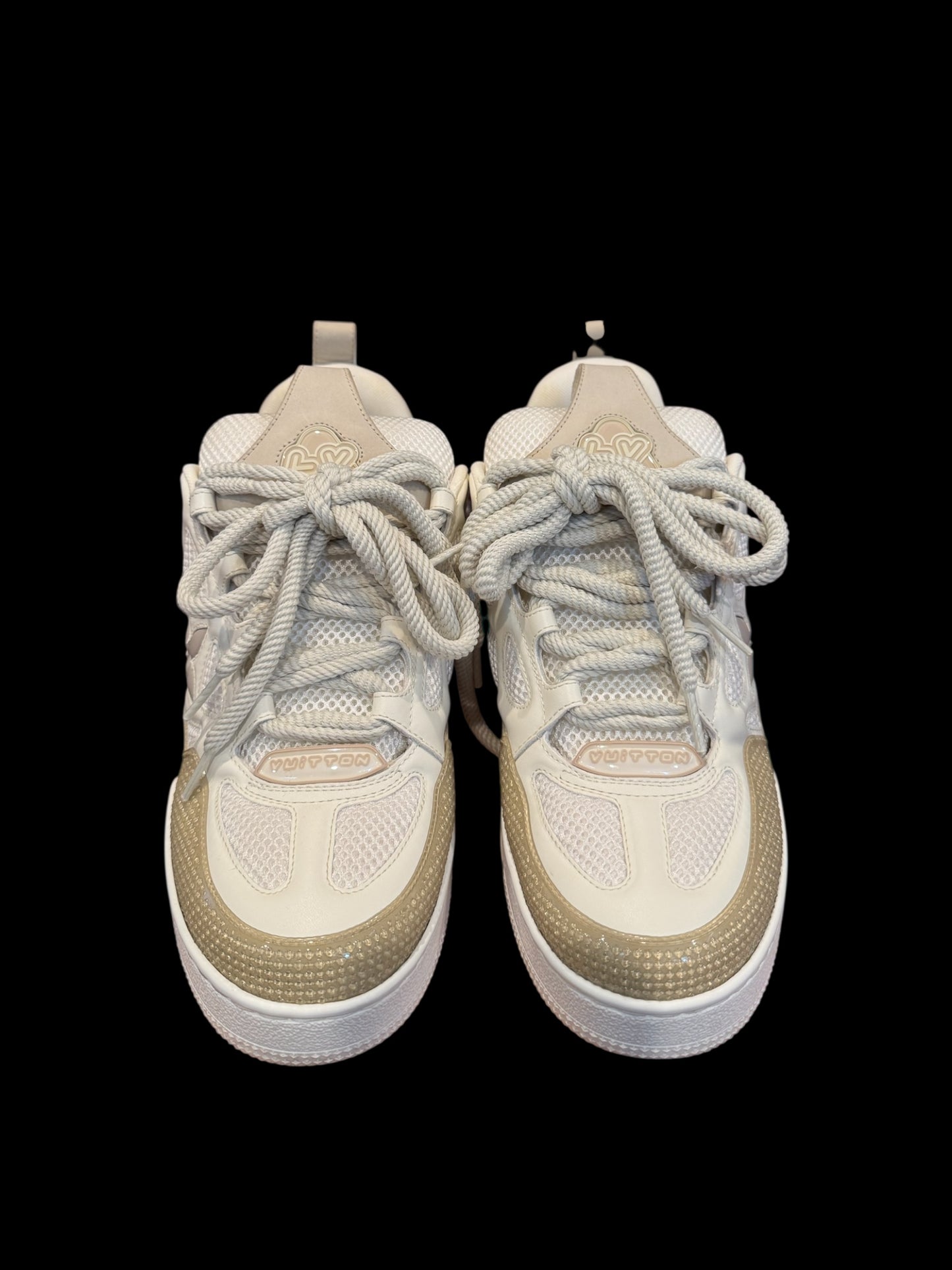 Preowned Beige LV Sk8s size 9 (fits 10.5-11)