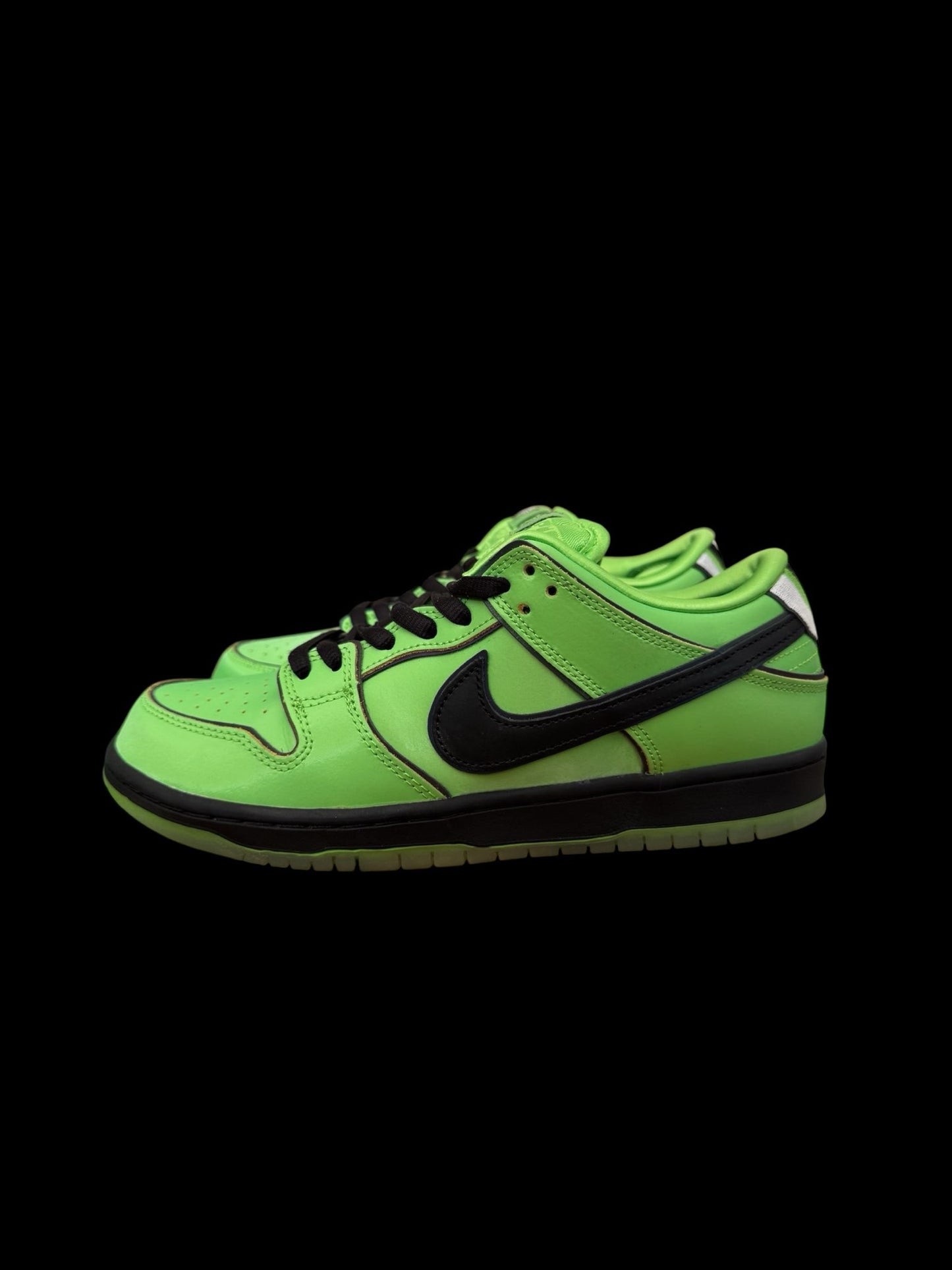 Preowned PowerPuff Buttercup SB Dunk Lows size 9