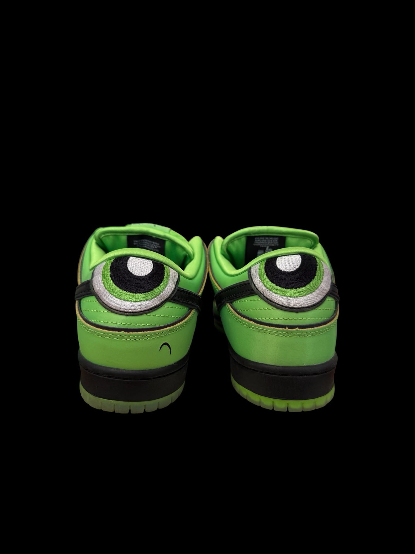 Preowned PowerPuff Buttercup SB Dunk Lows size 9
