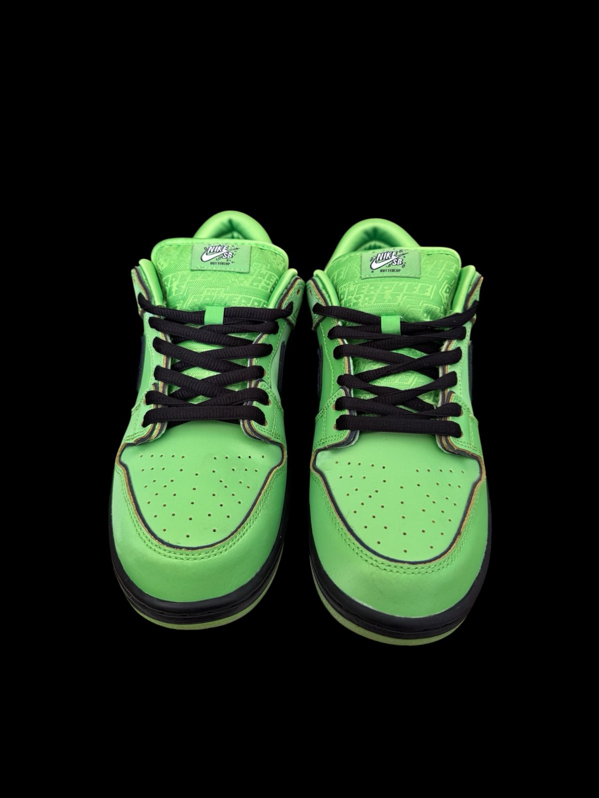 Preowned PowerPuff Buttercup SB Dunk Lows size 9