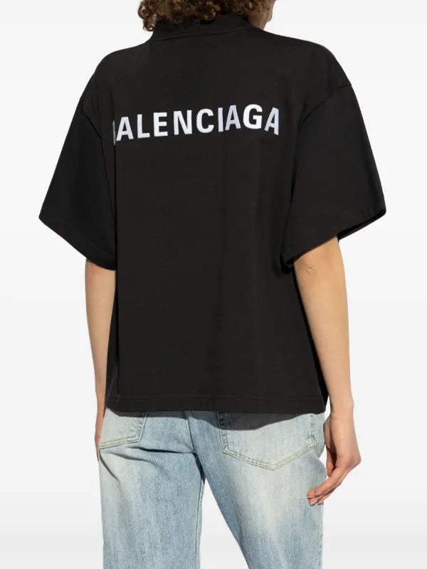 Balenciaga Logo Embroidered T-Shirt