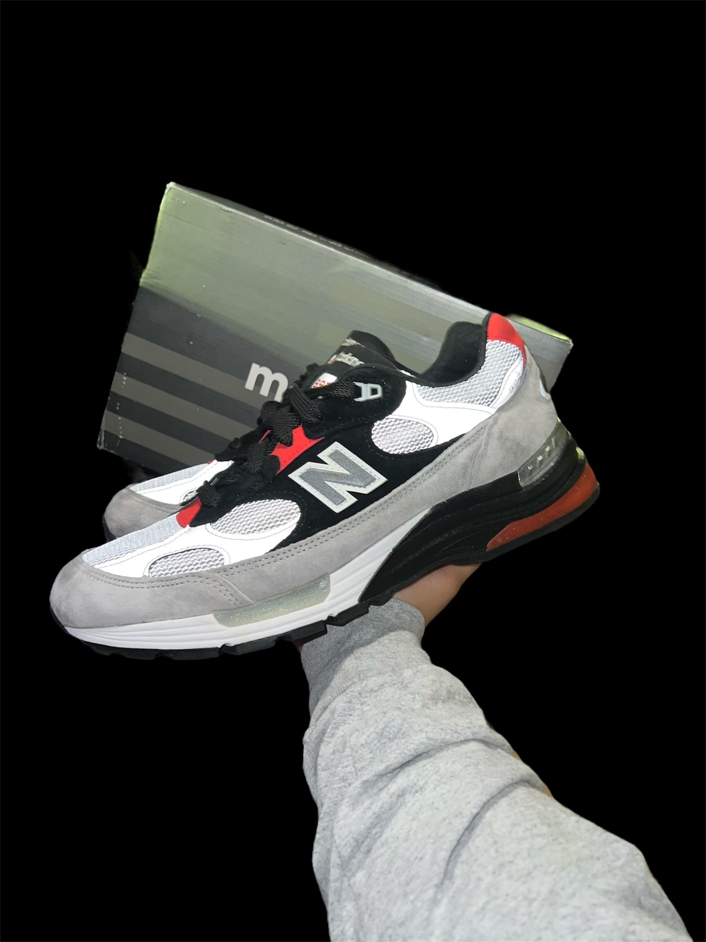 Preowned New Balance DTLR x 992 Made in USA Discover & Celebrate size 11.5
