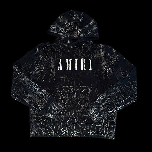 Cracked Dye Core Amiri Hoodie Size S