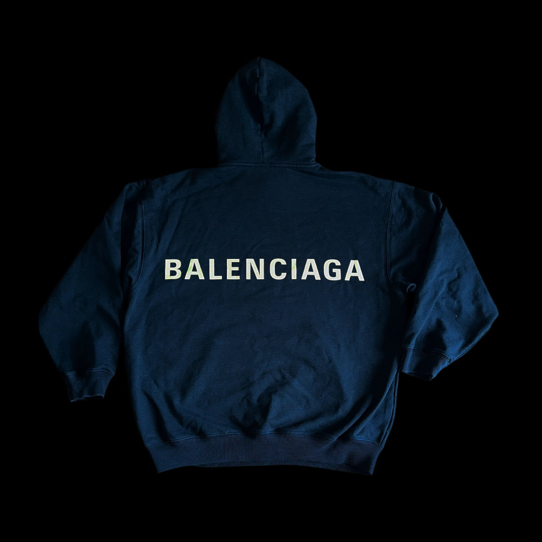 Black Balenciaga Hoodie size M