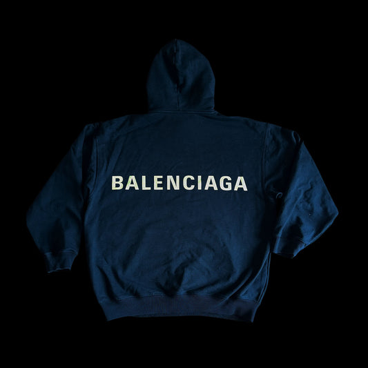 Black Balenciaga Hoodie size M