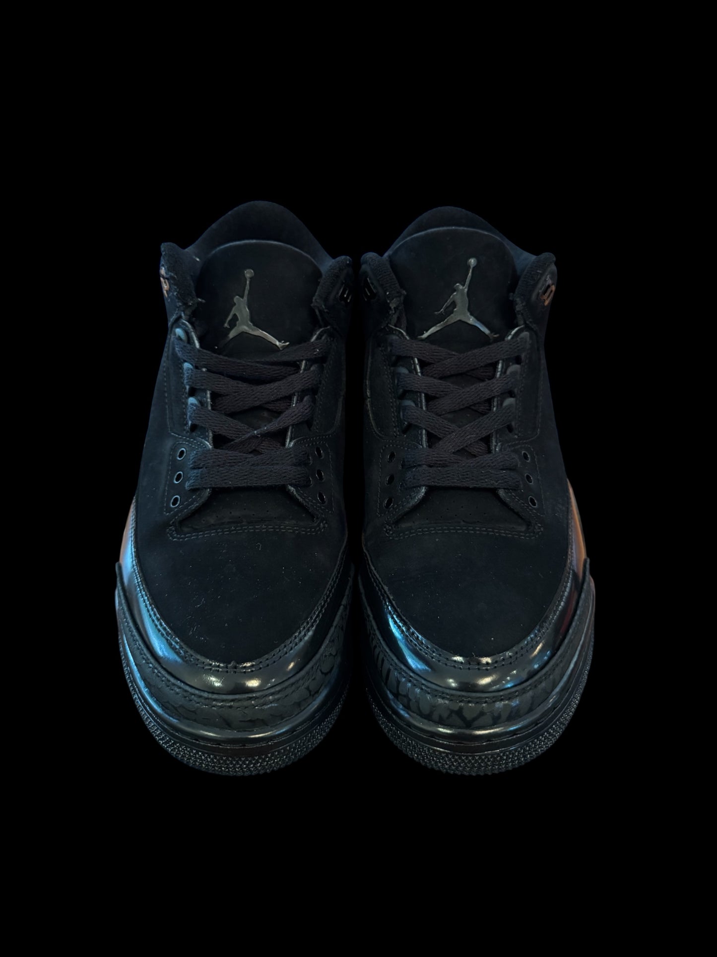 Preowned Black Cat 3s size 9