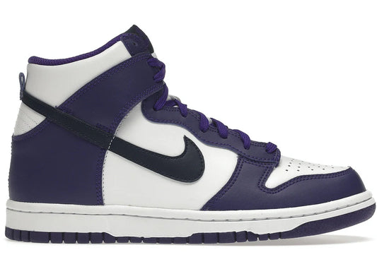 Nike Dunk High Electro Purple Midnght Navy (GS)
