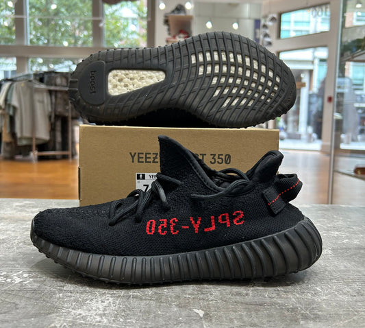 Preowned Yeezy 350 Bred Size 7.5