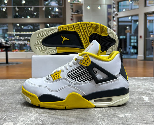 Preowned Jordan 4 Vivid Sulfur Size 10.5W