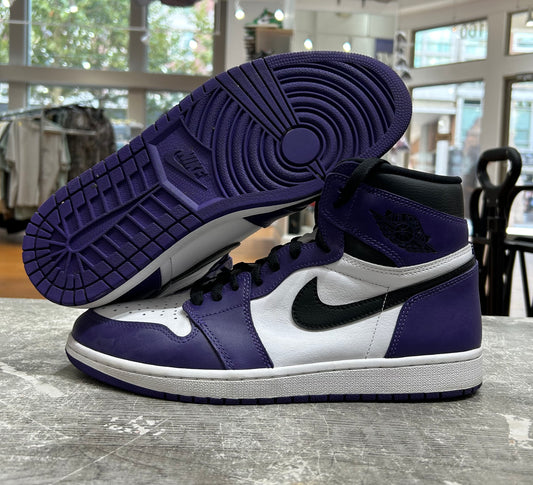 Preowned Jordan 1 Court Purple Size 11