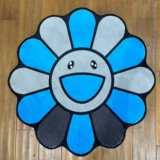 Murakami Blue Flower Rug