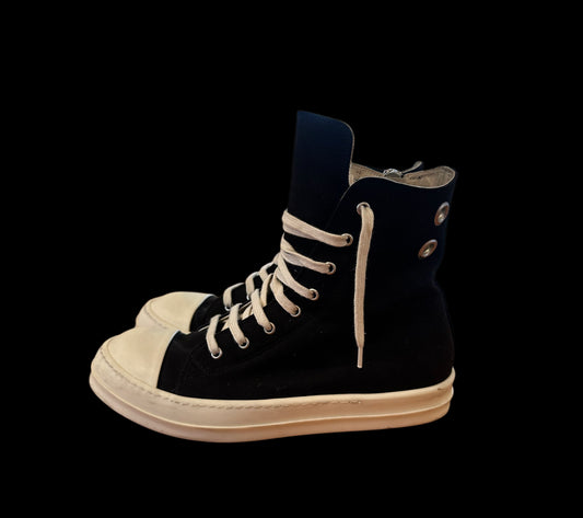 Preowned Rick Owens DRKSHW Ramones size 44 (fits a 11)