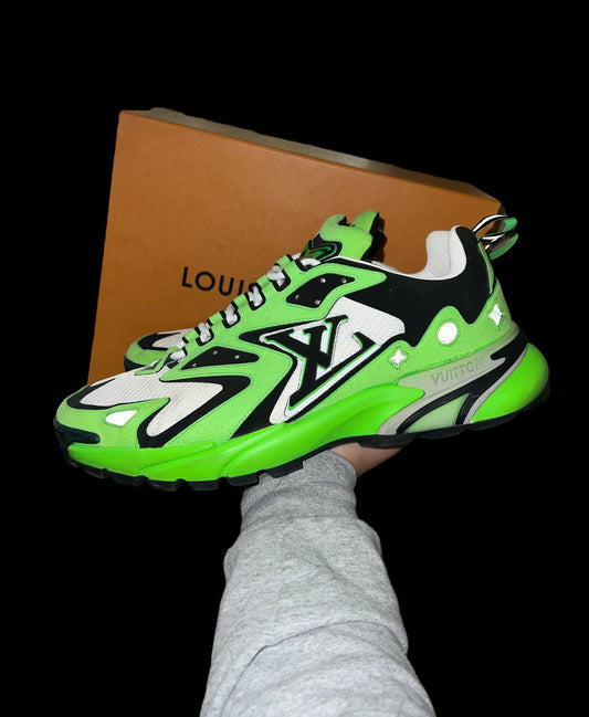 Preowned Green LV Tactic Runners size 9 (fits 10.5-11)