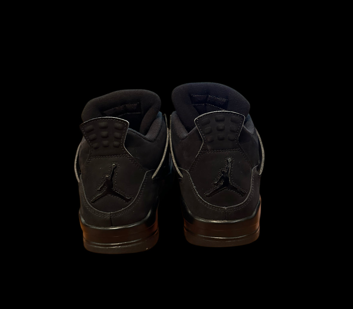 Preowned Black Cat 4s size 10