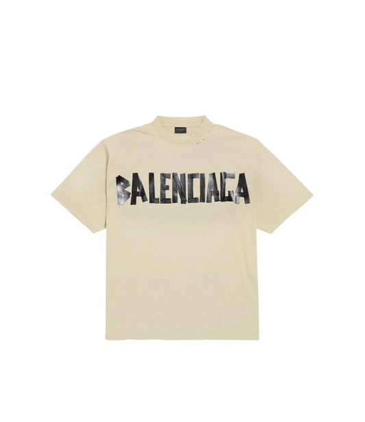 Balenciaga Oversized Tape Logo T-Shirt
