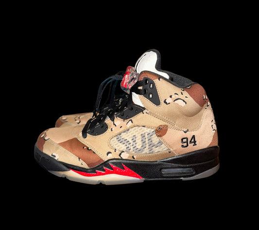 Preowned Supreme 5s size 10