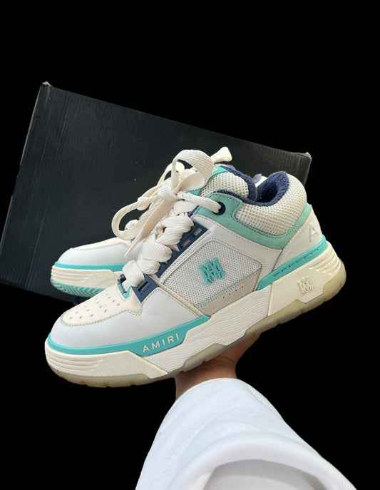 Preowned Blue Amiri A Ma 1s size 43 (fits 10-10.5)