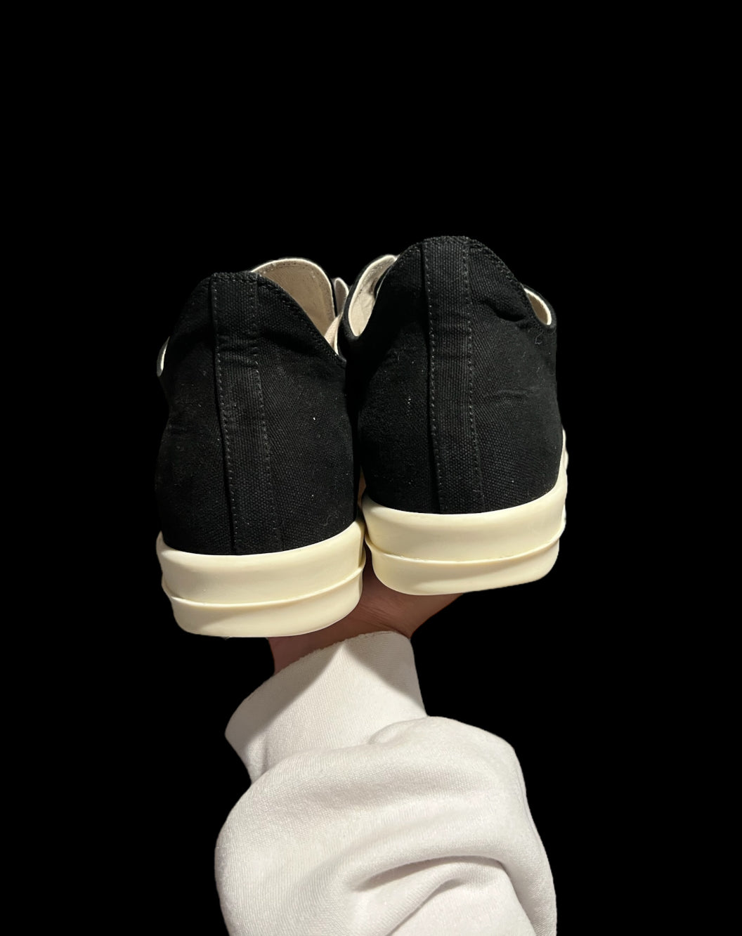 Preowned Rick Owens DRKSHDW Ramone Lows size 45 (fits 12-12.5)