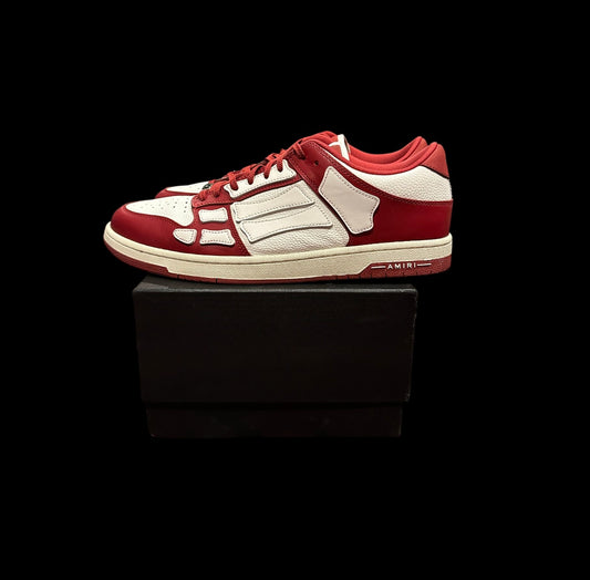 Preowned Amiri Skeleton Lows size 47 (fits a 14)