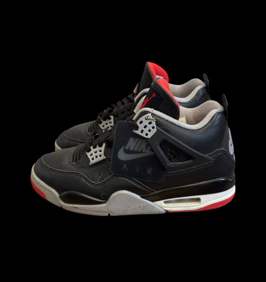 Preowned Bred 4s size 8.5