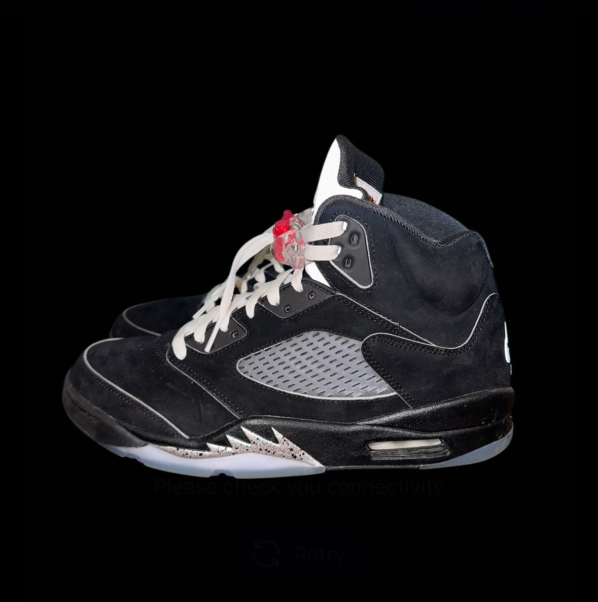 Preowned Metallic 5s size 10