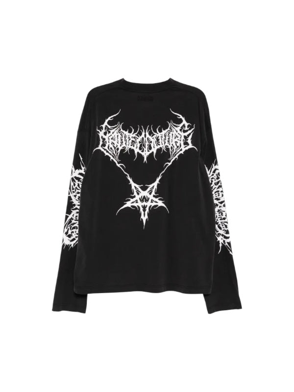 Vetements Black Logos Long Sleeve