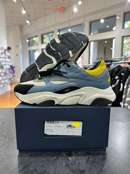 Preowned Blue/Yellow Dior B22 size 44