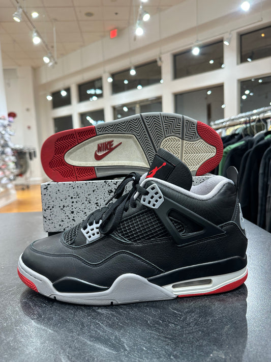 Preowned Bred 4s size 11.5