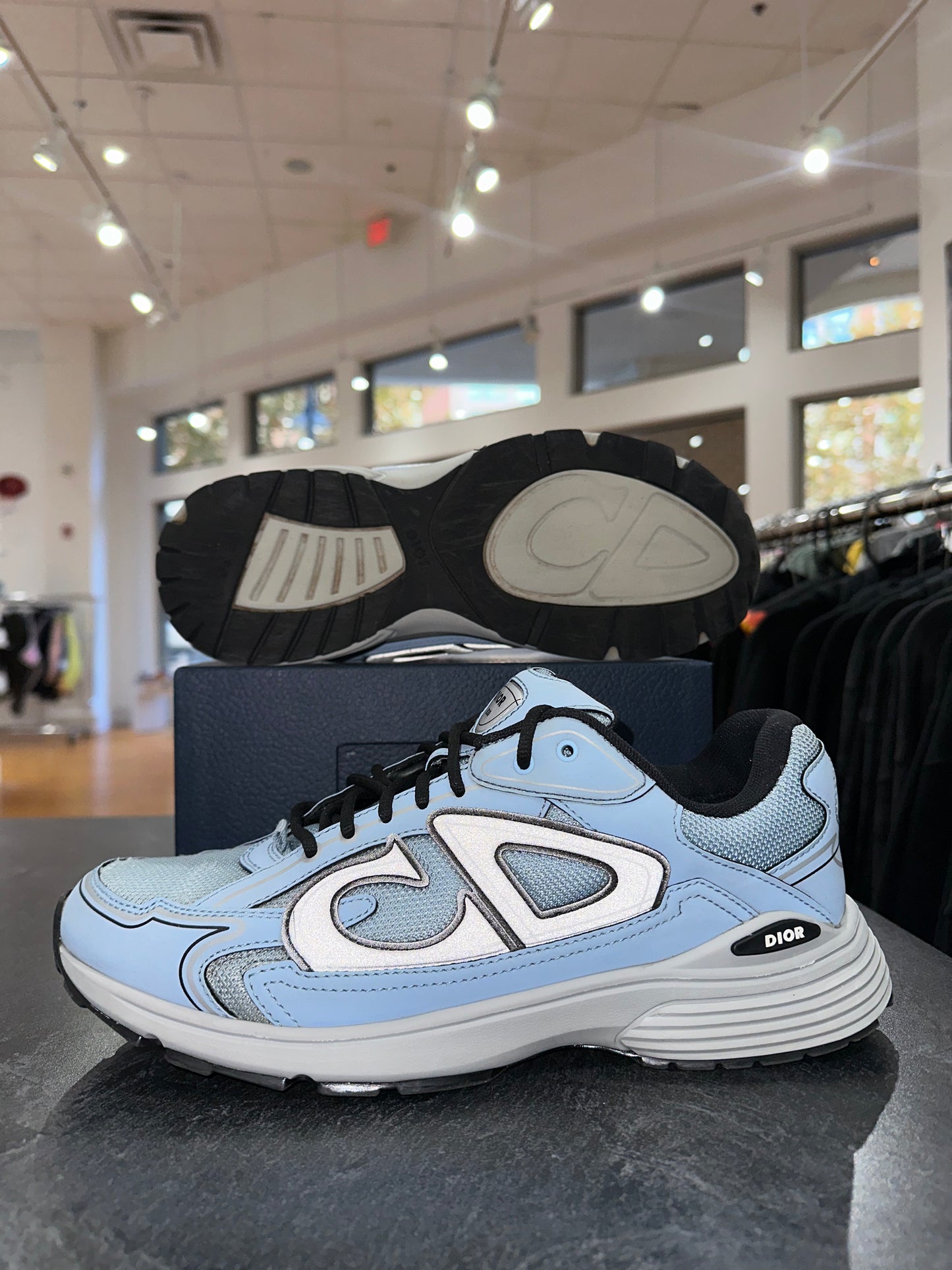 Preowned Baby Blue Dior B30s size 44