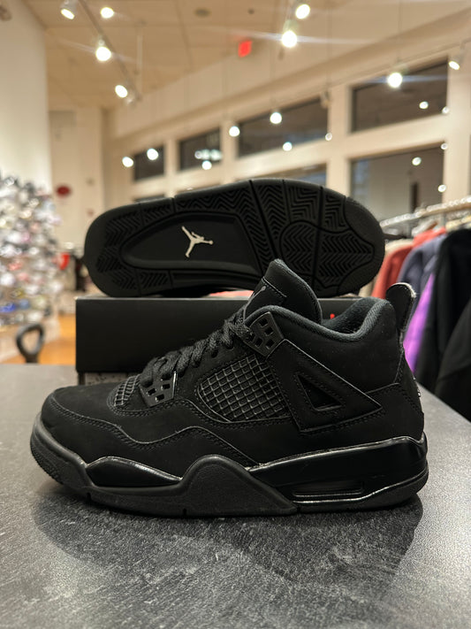 Preowned Black Cat 4s size 5.5Y