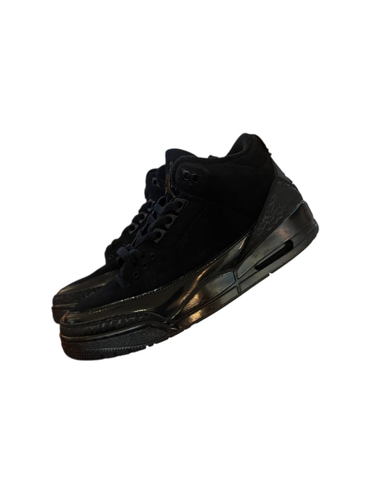 Preowned Black Cat 3s size 9
