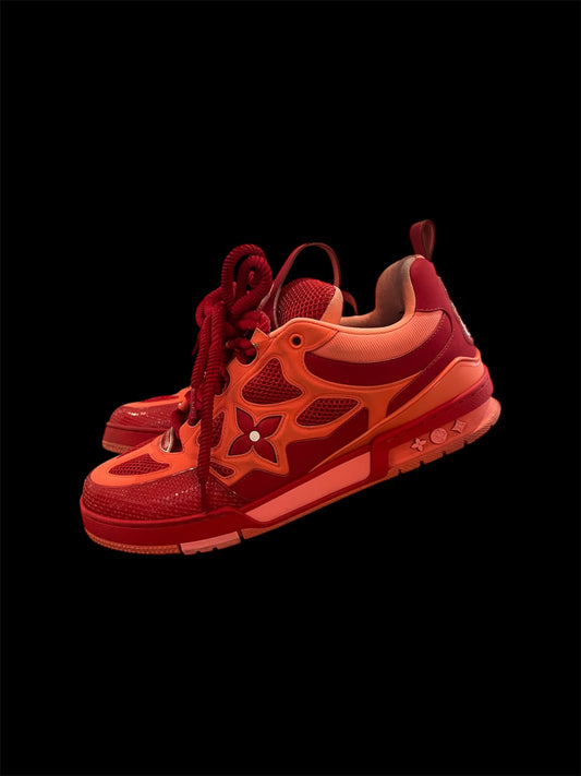 Preowned Red LV SK8s size 10 (fits 11.5-12)