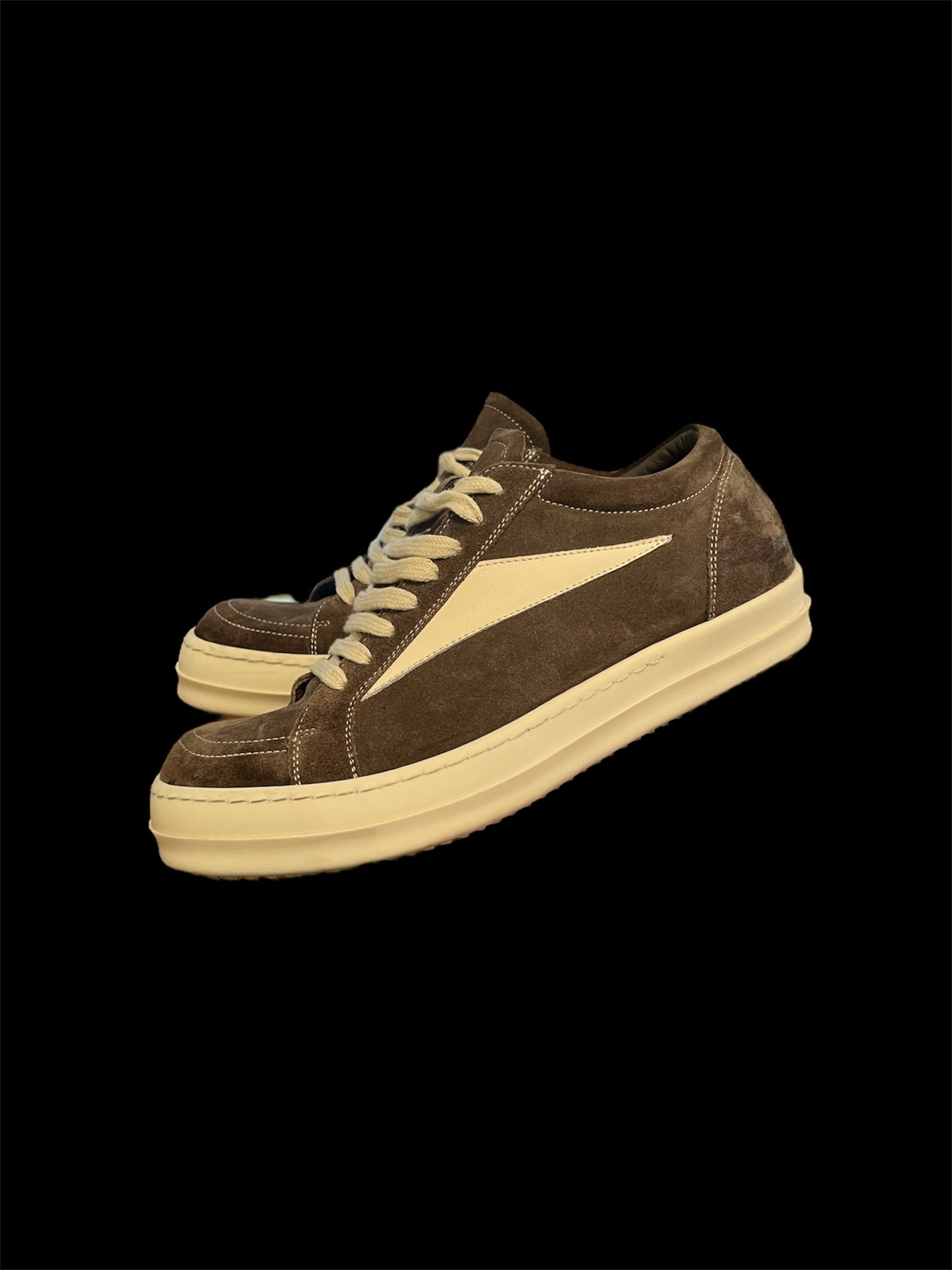 Preowned Rick Owens Vans Grey Lows size 40 (fits 7-7.5)